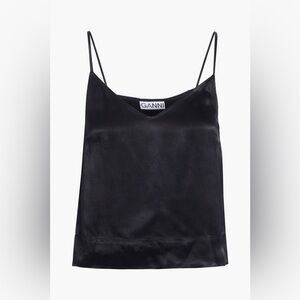 Ganni Black Camisole